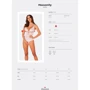 Соблазнительный тедди Obsessive Heavenlly White XL/2XL