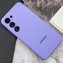 Чохол для телефона Lakshmi Premium Silicone Case з Logo Full Camera Dasheen для Samsung S911 Galaxy S23: Колір сиреневый