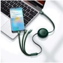 Кабель Baseus Cable USB-C to Micro USB/Lightning/Type-C Bright Mirror 2 Series 66W 1.1m Green (CAMJ010106) фото 4