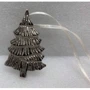 Новогодняя игрушка Olens Елка серебро 7х4 см (16071)