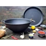 Козан узбецький Maysternya WOK з кришкою-сковородою гриль 12 л (V12CPGrWok) фото 1