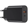 Зарядний пристрій WIWU Wall Charger USB-C+USB Wi-U002 20W Black