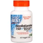 Doctor's Best Best Benfotiamine 150 + Alpha-Lipoic Acid 300 60 Veggie Caps Альфа-ліпоєва кислота + Бенфотіамін