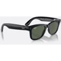Смарт-очки Ray-Ban Meta Wayfarer Shiny Black Frame Green Lenses size L (RW4006 601/71 53-22) фото 5
