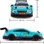 Автомобиль KS Drive на р/у Mercedes AMG C63 DTM (1:24, 2.4Ghz, голубой) фото 7