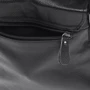 Чоловіча сумка планшет Borsa Leather чорна (K17859-black): Тип ручки Плечовий ремінь, Без ручки