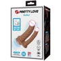 Вибратор вагинально-анальный LYBAILE Pretty Love Double Dildo Hulbert 6.9" (BW-008144Z)