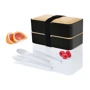 Емкость для хранения Ernesto 2x500 ml 10 pcs black: Материал корпуса пищевой пластик