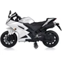 Дитячий електромотоцикл 2 колісний Bambi Racer 45W білий (M 5022EL-1): Вид мотоцикл
