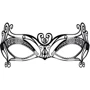 Металлическая маска для глаз A702, черный