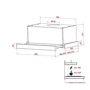 Вытяжка Perfelli TL 6212 C S/I 650 LED фото 9