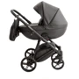 Универсальная коляска 2 в 1 Broco Miracle Black 9023-BMB-01, black, черный: Материал колес полиуретан