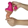 Двухсторонний фаллоимитатор LOVETOY Holy Dong 12.5", Flesh+Pink