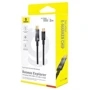 Кабель Baseus Cable USB-C to USB-C Explorer Series Auto Power-Off 100W 2m Black (P10319704111-00) фото 4