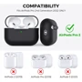 Чохол для навушників AhaStyle Silicone Case with strap Black (X003E43NDL) для Apple AirPods Pro 2 фото 1