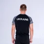Спортивна футболка Peak FS-UM1904NOK-BLA 64 чорна з принтом: Склад Хлопок, Спандекс