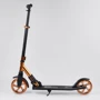 Самокат алюминиевый Best Scooter колеса PU, 1 амортизатор передний, анодированная покраска Black/Orange (99636): Материал колес полиуретан