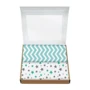 Набір пелюшок Cosas Starfalls Mint Grey Zigzag Mint бязь (4822052074640) фото 3