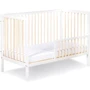 Детская кроватка Klups Timi 120х60 см с перегородкой белая + дерево