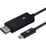 Кабель и переходник 2E Displayport - USB Type-C (M/M), 1 м, Black (2E-W1402)
