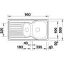 Blanco Tipo 6s Basic 512303 (сталь): Тип монтажа Врезная