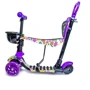 Самокат Scooter 5в1. Flowers (багатофункціональний): Тип коліс литі