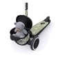 Самокат Scoot&Ride серии Highwaykick-2 зеленый, 2+ до 50кг: Конструкция рамы цельная
