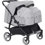 Универсальная коляска 2 в 1 для двойни Carrello Connect Rock Gray (CRL-5502/1) фото 11