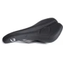 Седло Green Cycle Active Air 160, стальные рейлы, черное (SAD-14-21): Анатомическая выемка Есть