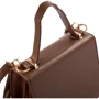Женская сумка-сэтчел Valiria Fashion коричневая (4DETBI2232-10): Фактура Матовая, Гладкая