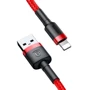 Кабель Baseus USB Cable to Lightning 2m Red/Black (CALKLF-C19)