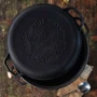 Казан узбекский Maysternya с крышкой-сковородой WOK 15л (V15СР) фото 6