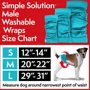 Гигиеническая подкладка-протектор Simple Solution SS Washable Male Wrap Large для кобелей большая 6 р (ss11242) фото 6