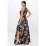 Сарафан FashionUp SRF-1814C-44 44 синий повседневный длинный макси: Состав Полиэстер, Шелк, Эластан