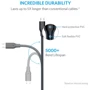 Кабель ANKER USB Cable to microUSB Powerline V3 90cm Grey (A8132H11/A8132G11): Длина 0,9 м