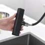 Смеситель для кухни Lefton Waterfall & Pull-Out Kitchen Faucet with Temperature Display-KF2209 Matt Black: Вес, кг 2.5