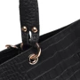 Женская сумка тоут Ricco Grande черная (1l953rep-black): Тип ручки Со съемным ремнем, Плечевой ремень, С двумя ручками, Короткая ручка