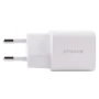 Зарядний пристрій Proove Wall Charger USB-C+USB Silicone Power Plus 20W White: Кабель в комплекті отсутствует