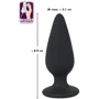 Анальная пробка Orion Black Velvets Heavy Plug Medium