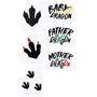 Временные татуировки TATTon.me Dragon Family Set (TSDragon): Вид Тату, наклейки, стикеры
