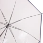 Парасолька-тростина жіночий напівавтомат HAPPY RAIN прозорий (U40970-2): Фасон палиця