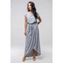 Сукня FLFashion Asti ППА 2133 48-50 сіре повсякденне довге максі: Вид Повсякденні сукні
