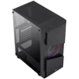 Корпус Aerocool Menace Saturn FRGB-G-BK-v1 Black Mid Tower FRGB: Типоразмер Midi-Tower