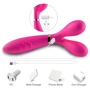 Двусторонний вибростимулятор BOSS Dual-head Massager Y-Wand Pink (BS5200026-1)