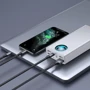 Внешний аккумулятор Baseus Power Bank 30000mAh Amblight Digital Display Quick Charge 65W White (PPLG-A02/PPLG000102) фото 8