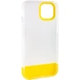 Чехол для iPhone Mobile Case TPU+PC Bichromatic Matte / Yellow for iPhone 12 Pro Max: Материалы поликарбонат и полиуретан