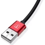 Кабель T-PHOX USB Cable to USB-C Champion Gaming 3A 1.2m Black / Red (T-L804 Black / Red): Довжина 1.2 м