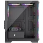 Корпус 1stPlayer X2-M-4F2(AP) Black: Типоразмер Mini-Tower