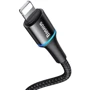 Кабель Baseus USB-C to Lightning PD 18W Halo Data 1m Black (CATLGH-01): Длина 1 м