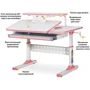 Детский стол Ergokids TH-320 Pink (арт. TH-320 W/PN): Тип Парта